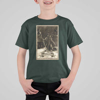 Christmas Krampus T Shirt For Kid Xmas Horror Ugly Sweater Krampus Tarot Card Evil Pajama - Wonder Print Shop