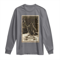 Christmas Krampus Long Sleeve Shirt Xmas Horror Ugly Sweater Krampus Tarot Card Evil Pajama