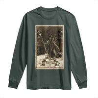 Christmas Krampus Long Sleeve Shirt Xmas Horror Ugly Sweater Krampus Tarot Card Evil Pajama