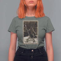 Christmas Krampus T Shirt For Women Xmas Horror Ugly Sweater Krampus Tarot Card Evil Pajama - Wonder Print Shop