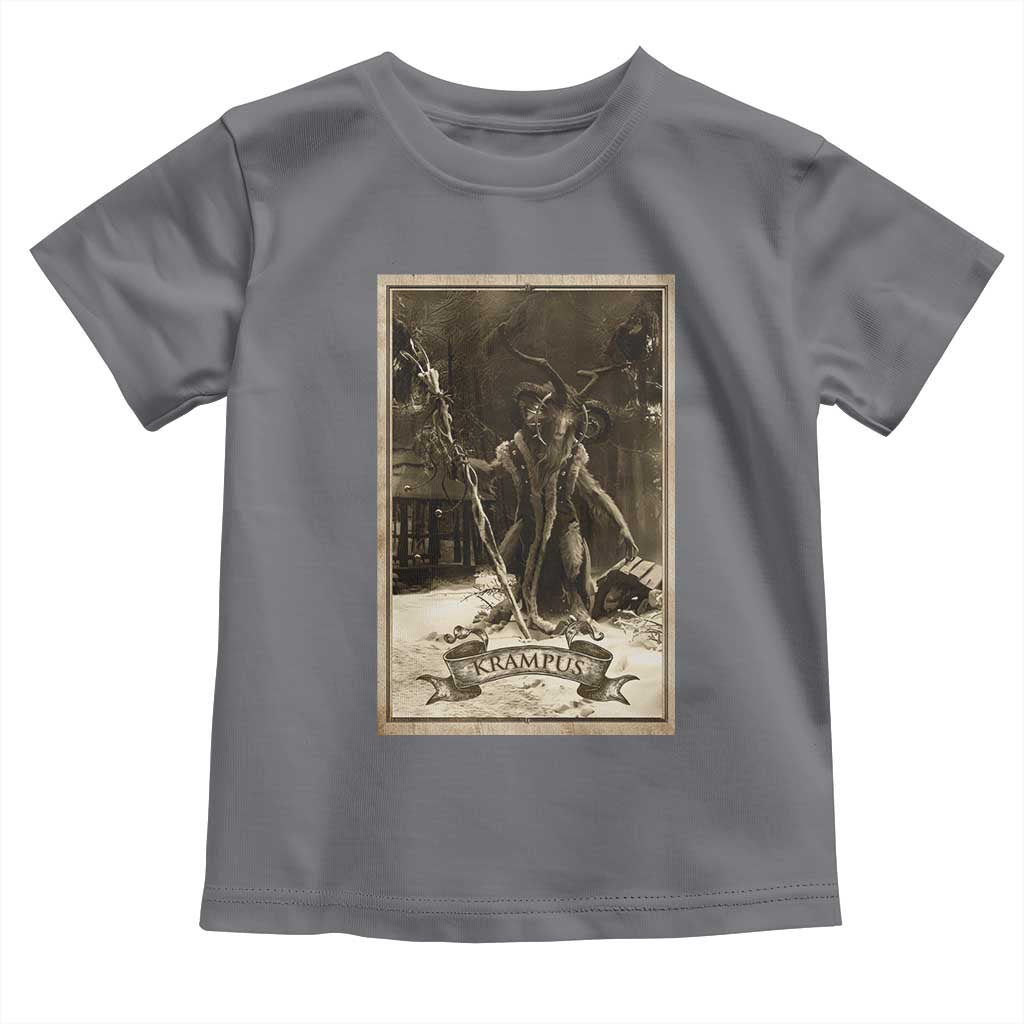 Christmas Krampus Toddler T Shirt Xmas Horror Ugly Sweater Krampus Tarot Card Evil Pajama