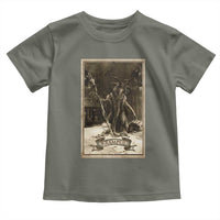 Christmas Krampus Toddler T Shirt Xmas Horror Ugly Sweater Krampus Tarot Card Evil Pajama