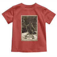 Christmas Krampus Toddler T Shirt Xmas Horror Ugly Sweater Krampus Tarot Card Evil Pajama