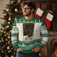 Krampus Ugly Christmas Sweater Xmas Horror Ugly Sweater Krampus Tarot Card Evil Pajama - Wonder Print Shop