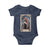 Christmas Krampus Baby Onesie Tarot Card Xmas Horror Ugly Sweater Evil Pajama