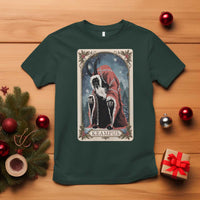Christmas Krampus T Shirt Tarot Card Xmas Horror Ugly Sweater Evil Pajama - Wonder Print Shop