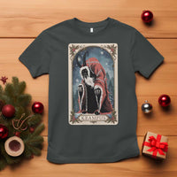 Christmas Krampus T Shirt Tarot Card Xmas Horror Ugly Sweater Evil Pajama - Wonder Print Shop