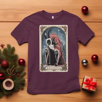 Christmas Krampus T Shirt Tarot Card Xmas Horror Ugly Sweater Evil Pajama - Wonder Print Shop