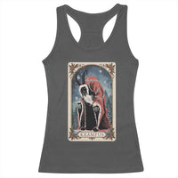 Christmas Krampus Racerback Tank Top Tarot Card Xmas Horror Ugly Sweater Evil Pajama