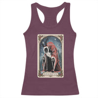 Christmas Krampus Racerback Tank Top Tarot Card Xmas Horror Ugly Sweater Evil Pajama