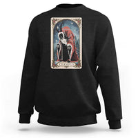 Christmas Krampus Sweatshirt Tarot Card Xmas Horror Ugly Sweater Evil Pajama - Wonder Print Shop