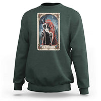 Christmas Krampus Sweatshirt Tarot Card Xmas Horror Ugly Sweater Evil Pajama - Wonder Print Shop