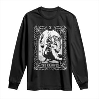 Christmas Krampus Long Sleeve Shirt The Krampus Tarot Card Goth Xmas