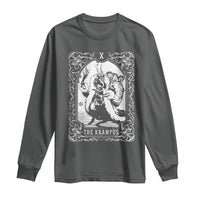 Christmas Krampus Long Sleeve Shirt The Krampus Tarot Card Goth Xmas