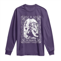 Christmas Krampus Long Sleeve Shirt The Krampus Tarot Card Goth Xmas