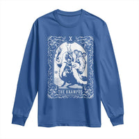 Christmas Krampus Long Sleeve Shirt The Krampus Tarot Card Goth Xmas