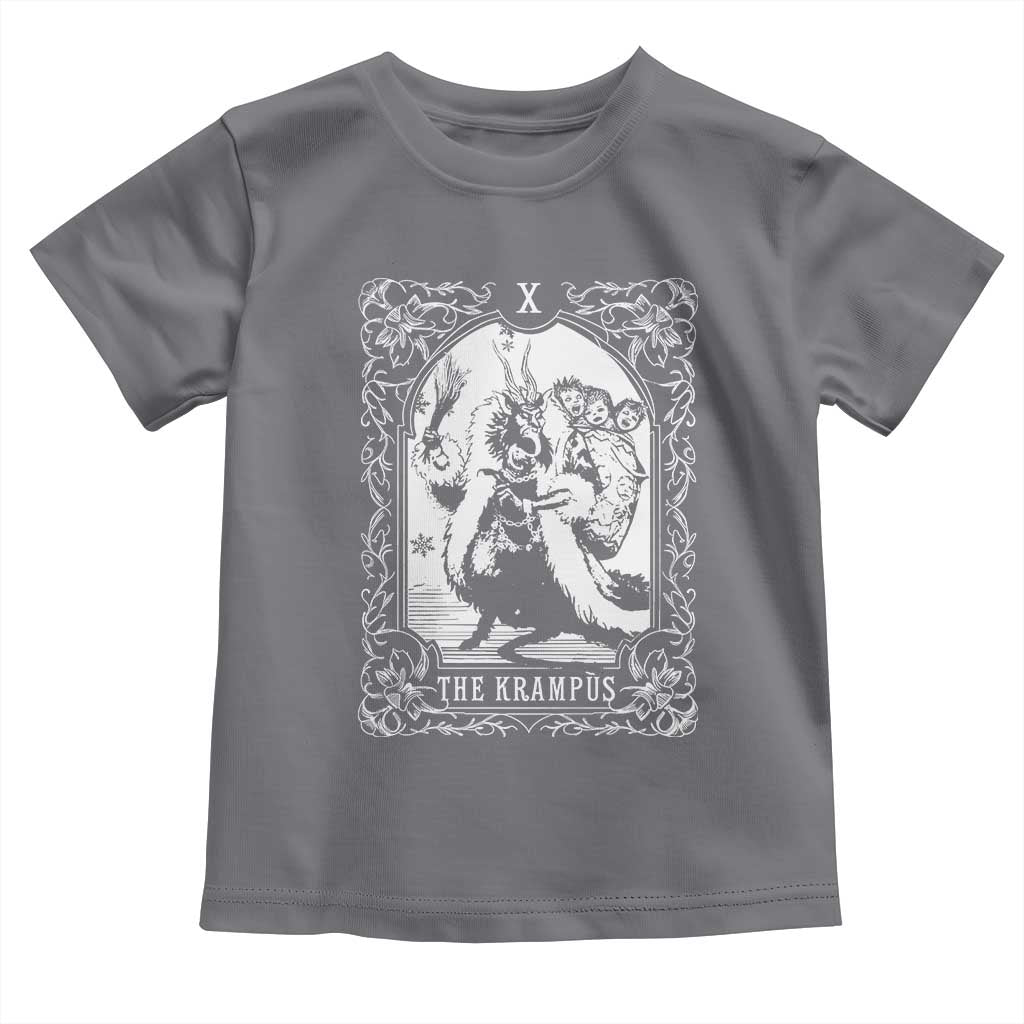 Christmas Krampus Toddler T Shirt The Krampus Tarot Card Goth Xmas
