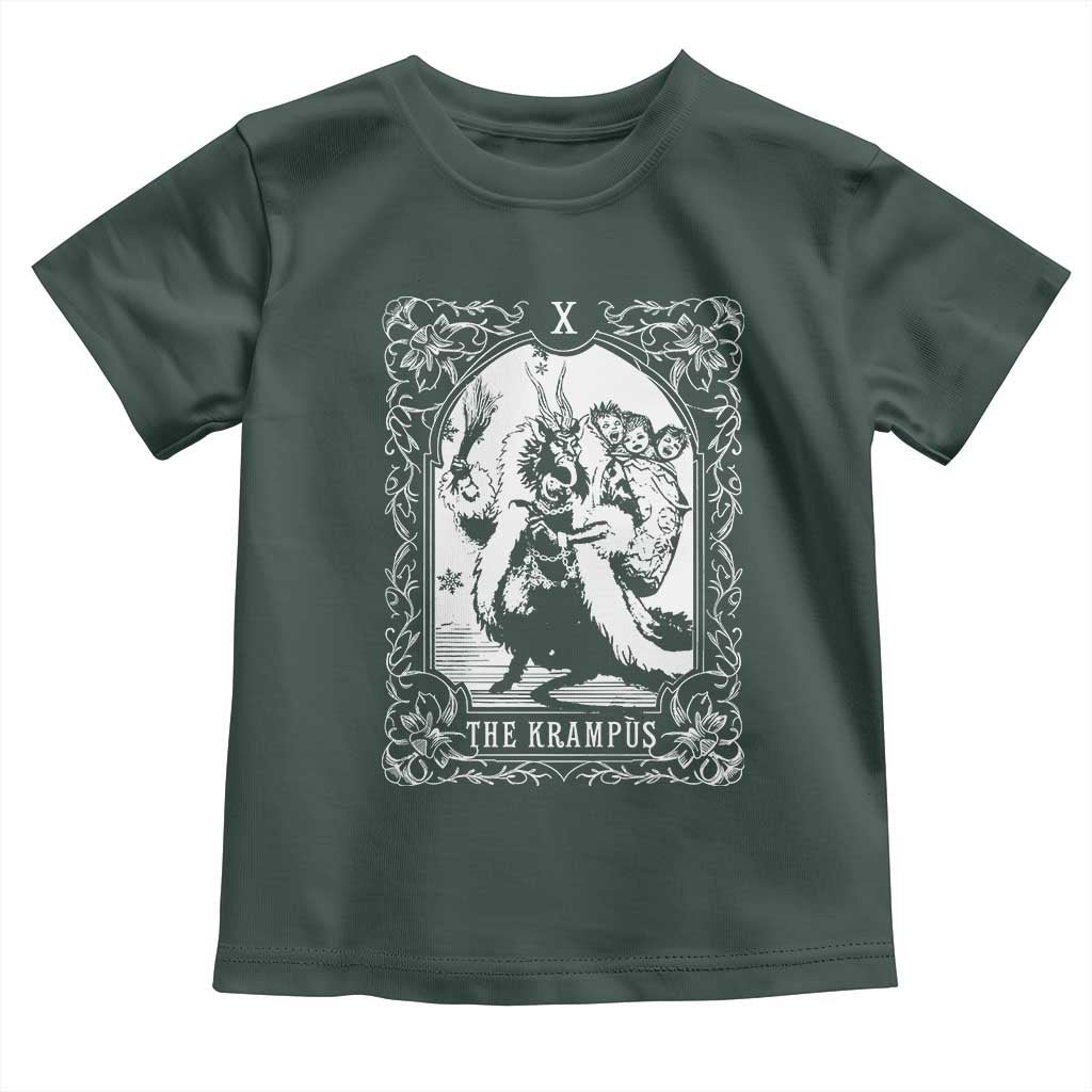 Christmas Krampus Toddler T Shirt The Krampus Tarot Card Goth Xmas