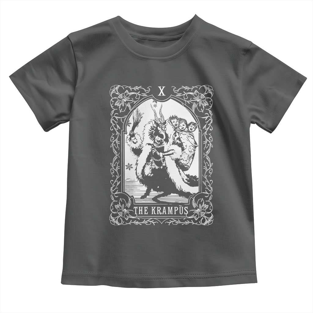 Christmas Krampus Toddler T Shirt The Krampus Tarot Card Goth Xmas