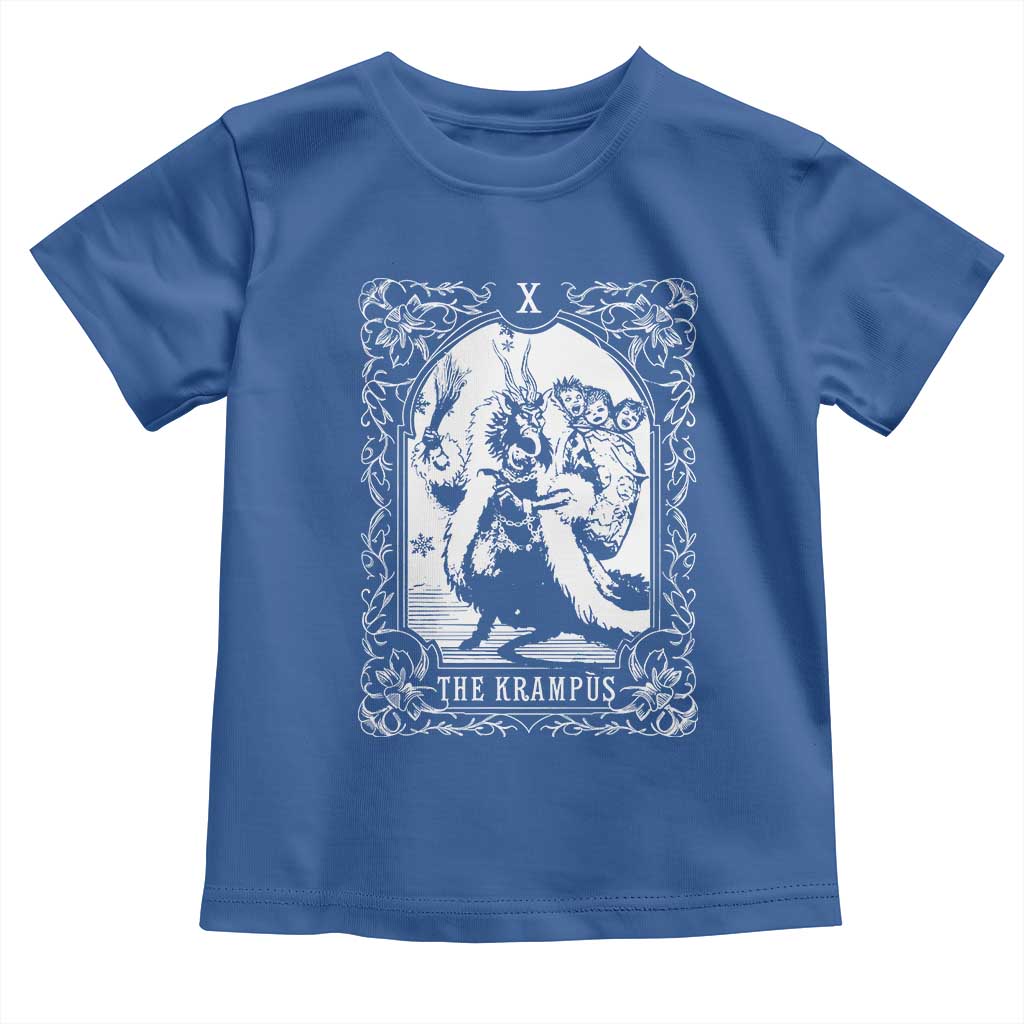 Christmas Krampus Toddler T Shirt The Krampus Tarot Card Goth Xmas
