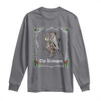 Christmas Krampus Long Sleeve Shirt Goth Xmas Krampus Reindeer Skull Ugly Sweater Evil Pajama TS10