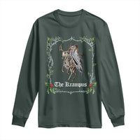 Christmas Krampus Long Sleeve Shirt Goth Xmas Krampus Reindeer Skull Ugly Sweater Evil Pajama TS10