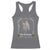 Christmas Krampus Racerback Tank Top Goth Xmas Krampus Reindeer Skull Ugly Sweater Evil Pajama