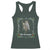 Christmas Krampus Racerback Tank Top Goth Xmas Krampus Reindeer Skull Ugly Sweater Evil Pajama