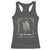 Christmas Krampus Racerback Tank Top Goth Xmas Krampus Reindeer Skull Ugly Sweater Evil Pajama
