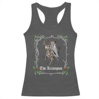 Christmas Krampus Racerback Tank Top Goth Xmas Krampus Reindeer Skull Ugly Sweater Evil Pajama TS10