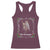 Christmas Krampus Racerback Tank Top Goth Xmas Krampus Reindeer Skull Ugly Sweater Evil Pajama