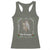 Christmas Krampus Racerback Tank Top Goth Xmas Krampus Reindeer Skull Ugly Sweater Evil Pajama