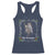 Christmas Krampus Racerback Tank Top Goth Xmas Krampus Reindeer Skull Ugly Sweater Evil Pajama