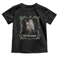 Christmas Krampus Toddler T Shirt Goth Xmas Krampus Reindeer Skull Ugly Sweater Evil Pajama TS10