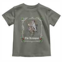 Christmas Krampus Toddler T Shirt Goth Xmas Krampus Reindeer Skull Ugly Sweater Evil Pajama TS10