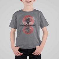 Christmas Krampus T Shirt For Kid Scary Horror Goth Xmas Blood Moon Ugly Sweater Evil Pajama - Wonder Print Shop