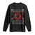 Christmas Krampus Long Sleeve Shirt Goth Xmas Gruss Von Krampus Ugly Christmas Sweater Evil Pajama