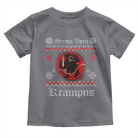 Christmas Krampus Toddler T Shirt Goth Xmas Gruss Von Krampus Ugly Christmas Sweater Evil Pajama