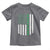 Vintage St. Patricks Day American Flag Shamrocks Toddler T Shirt