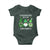 Lucky St Patricks Day Gnomes Baby Onesie Shamrock Leopard Gnome Irish