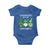 Lucky St Patricks Day Gnomes Baby Onesie Shamrock Leopard Gnome Irish