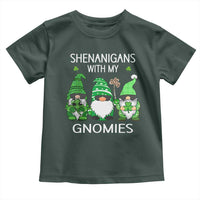 Lucky St Patricks Day Gnomes Toddler T Shirt Shamrock Leopard Gnome Irish