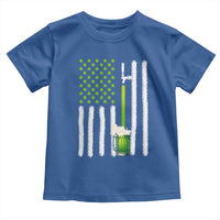 St. Patricks Day Irish Beer American Flag Toddler T Shirt Brewery Craft Beer