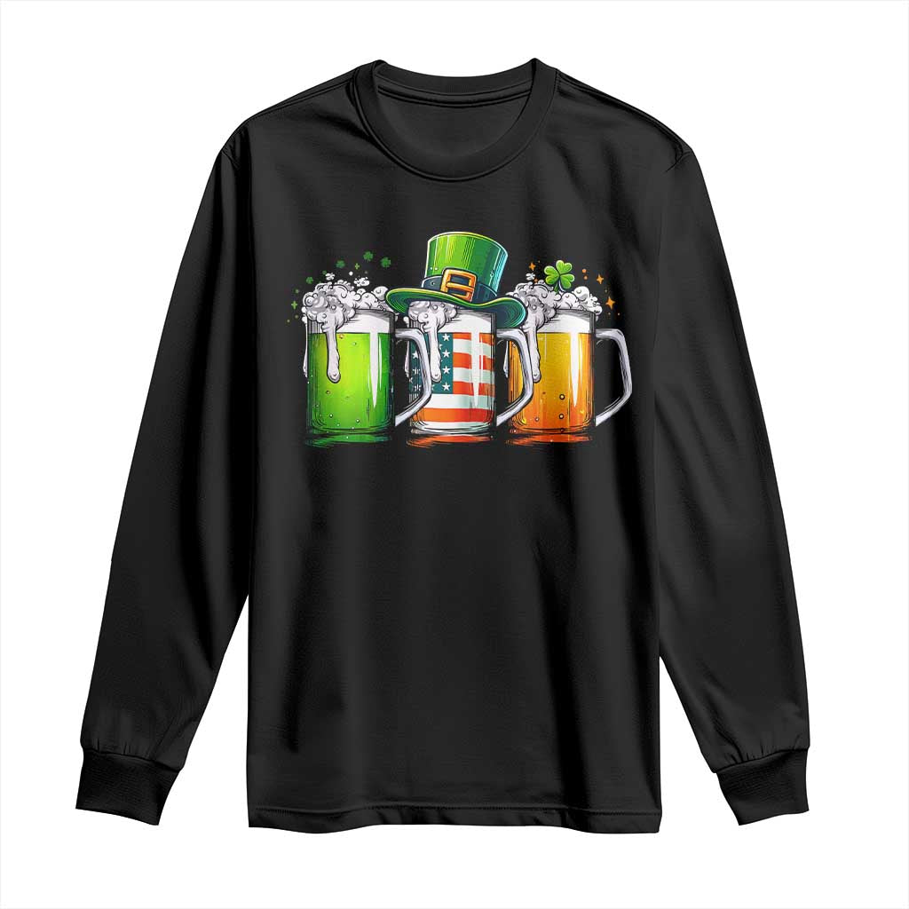 Irish Beer Long Sleeve Shirt Ireland St Patricks Day Drinking Party