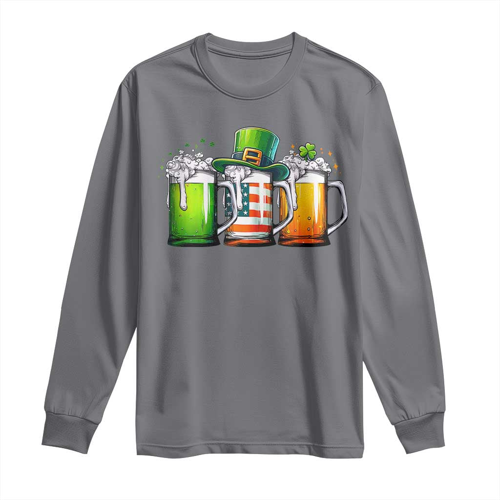 Irish Beer Long Sleeve Shirt Ireland St Patricks Day Drinking Party