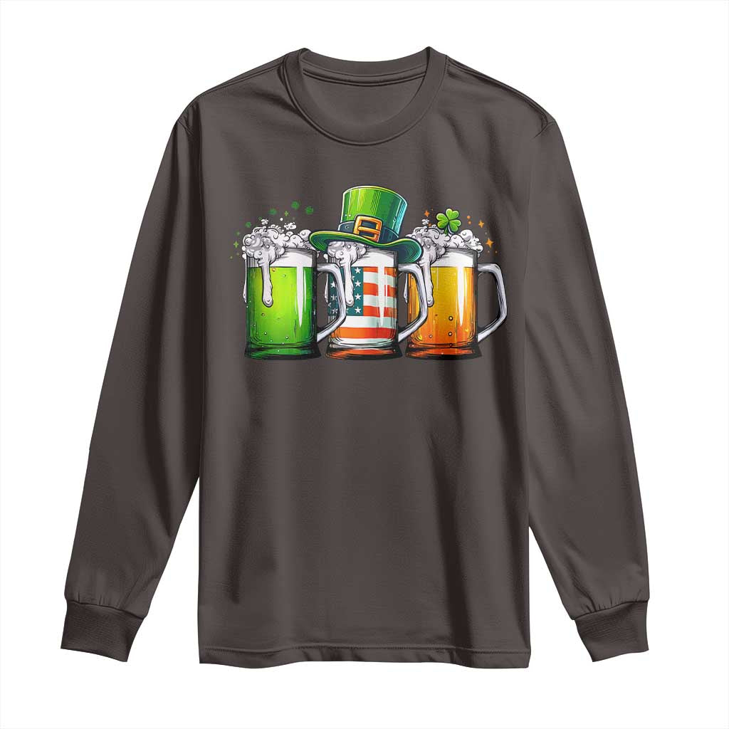Irish Beer Long Sleeve Shirt Ireland St Patricks Day Drinking Party
