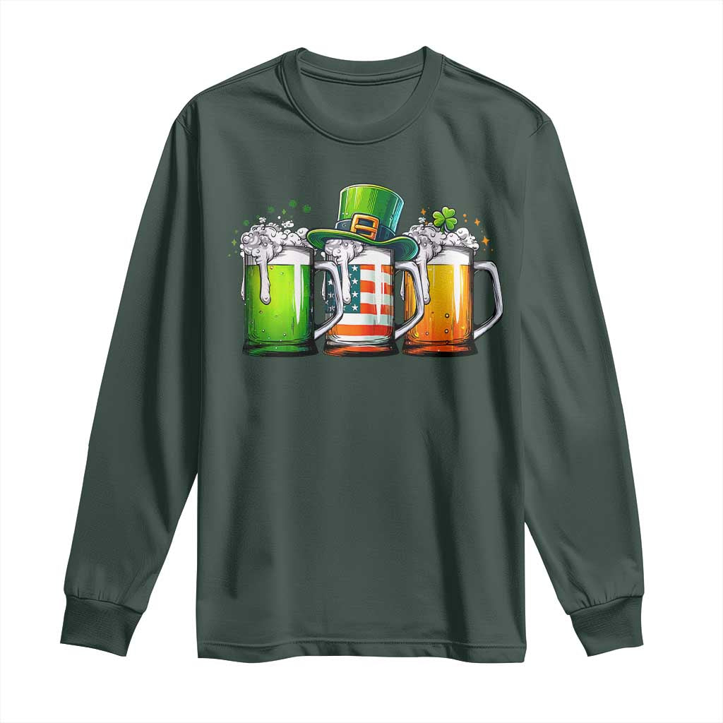 Irish Beer Long Sleeve Shirt Ireland St Patricks Day Drinking Party