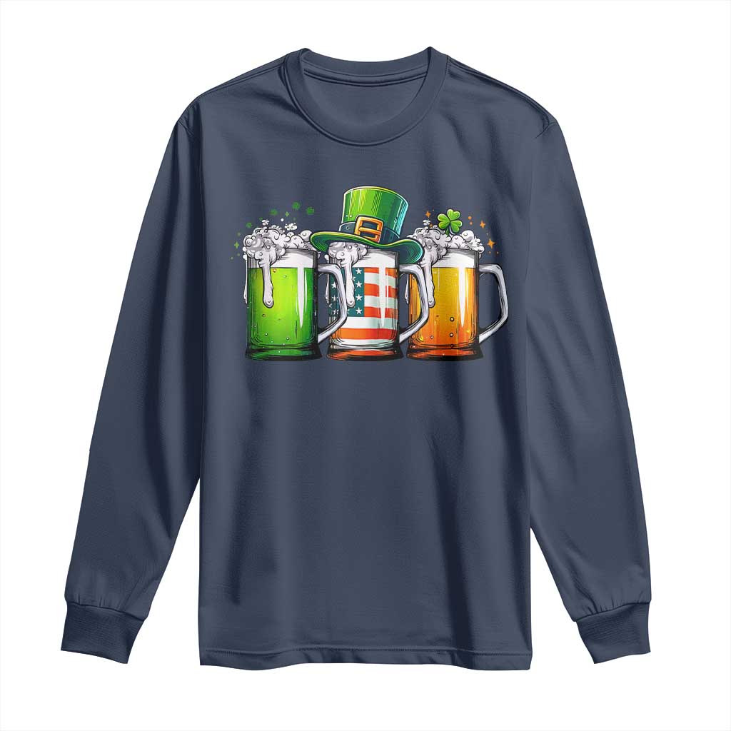 Irish Beer Long Sleeve Shirt Ireland St Patricks Day Drinking Party