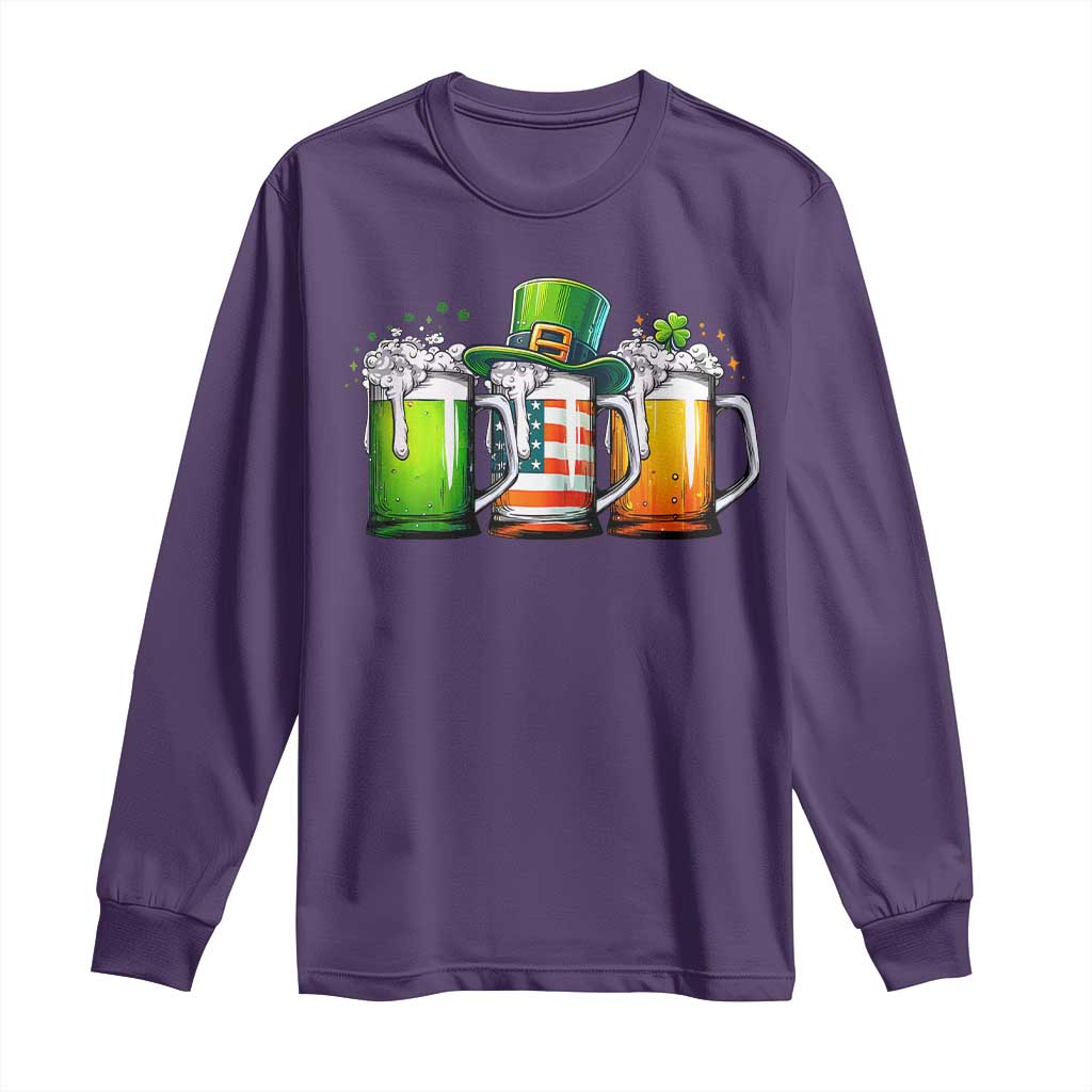 Irish Beer Long Sleeve Shirt Ireland St Patricks Day Drinking Party