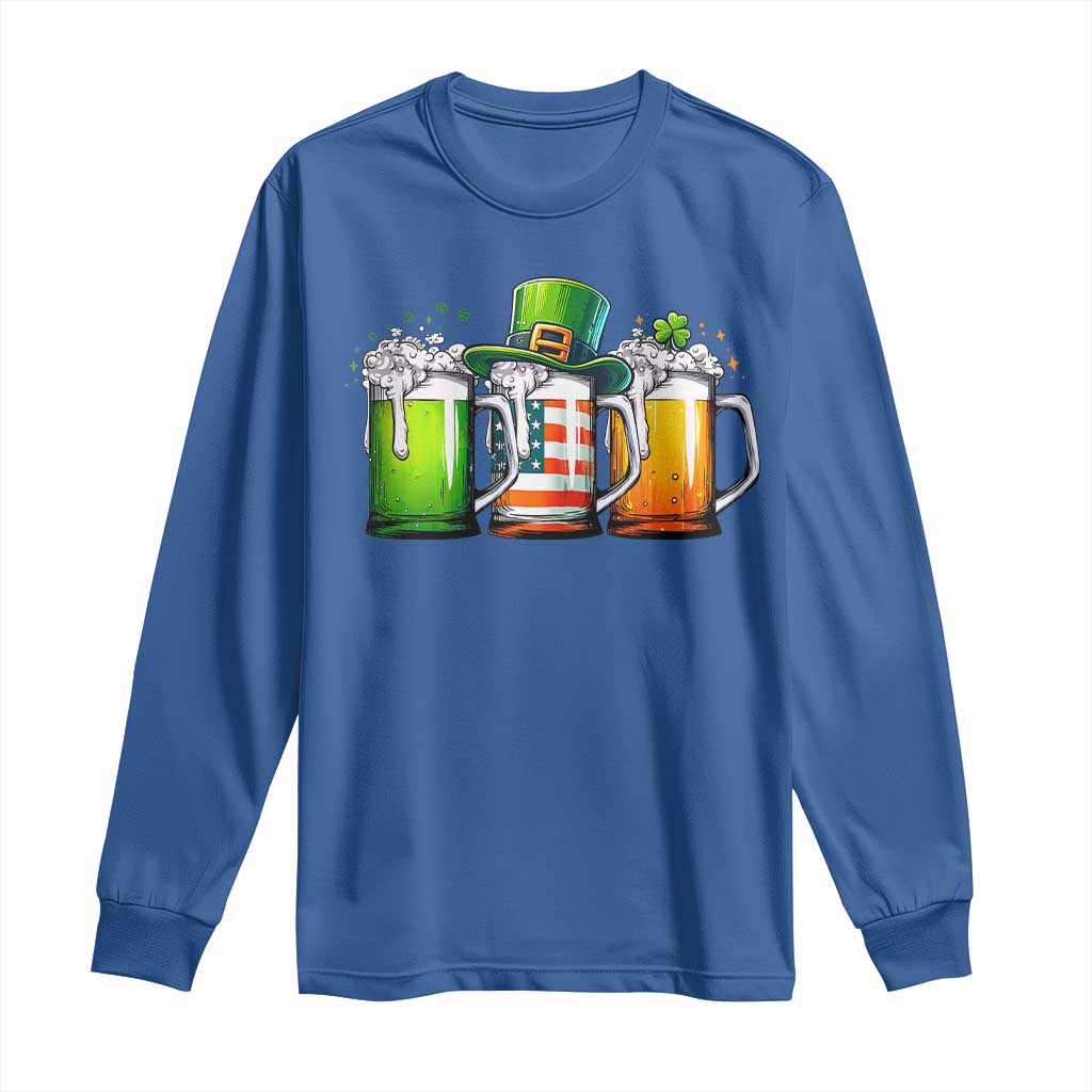 Irish Beer Long Sleeve Shirt Ireland St Patricks Day Drinking Party